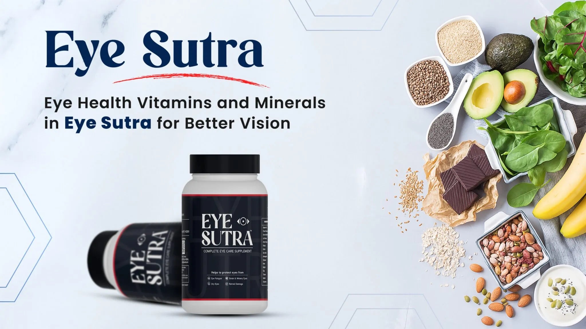 Eye Health Vitamins and Minerals in Eye Sutra for Better Vision